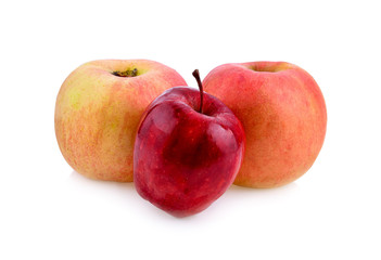 fresh apple on white background