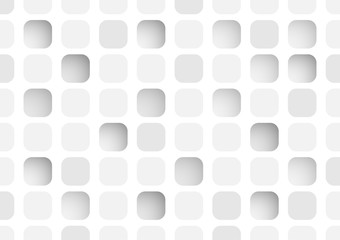 Abstract square white and gray color background.