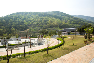 Historic Site of Preceptor Samyeong in Miryang-si, South Korea. Samyeong is the great man of the Joseon Dynasty.