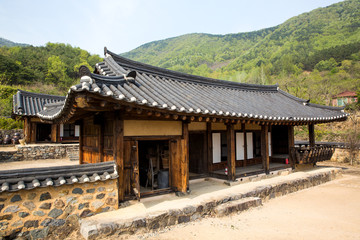 Historic Site of Preceptor Samyeong in Miryang-si, South Korea. Samyeong is the great man of the Joseon Dynasty.