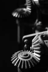 man with gears