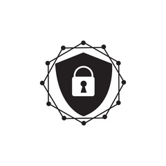 Abstract Security  Icon. Editable Vector EPS.