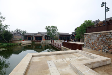 Water Park Architectural Scenery, Changli County, Hebei Province, China