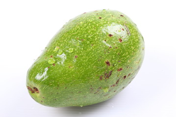 Avocado isolated on white