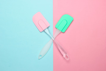 pink rubber spatula