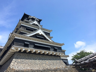 Kumamoto Castle is one of the most impressive castles in Kyushu, Japan