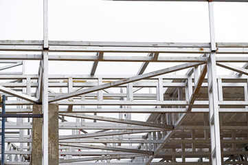 Structure of steel for building construction