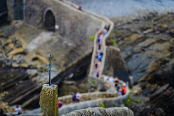 Amazing view from the island of Gaztelugatxe. Basque country. Northern spain