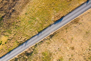 俯瞰で見る道路