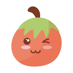 fresh and healthy vegetable, tomato on white background