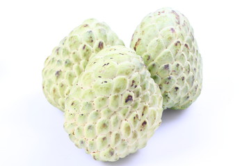 Asian famous Noni fruit isolated