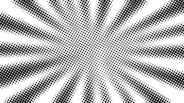 Half tone of many dots, computer generated abstract background, 3D rendering simple backdrop with optical illusion effect