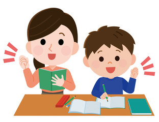 オンライン インターネット 学習 男の子 イラスト Wall Mural こけ田 オンライン インターネット 学習 男の子 イラスト Wall Mural こけ田