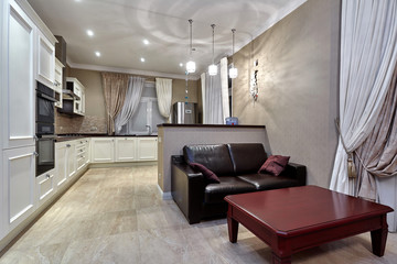 kitchen living room