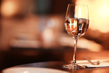 glass of white wine