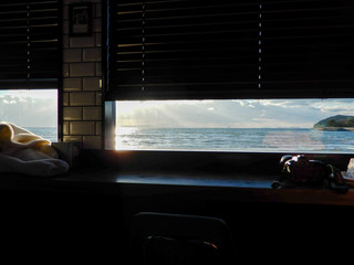 海沿いのカフェ