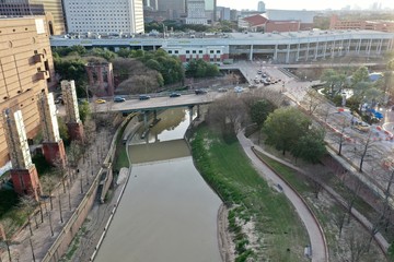 aerial view of the city