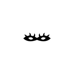icon mask thin line Vector masks of criminals, bandits and mafia on white background good for Celebration