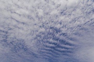 Fototapeta premium blue sky with cloudy as a background wallpaper, pastel sky wallpaper.