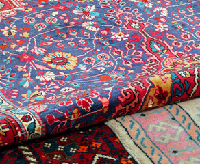 background of many oriental carpets