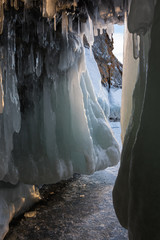 Ice cave on Lake Baikal