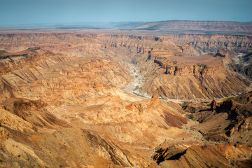 Fototapeta na wymiar Fish River canyon in Namibia