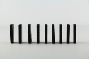 domino on white background
