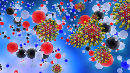 Virus, Coronavirus, batterio, contagio
