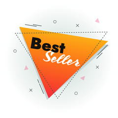 Sale, Best Seller Banner design Templates. Super sale, Special offer. Stock Vector Illustration.