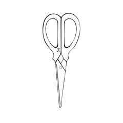 Scissors outline icon