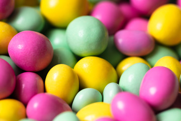Fototapeta na wymiar Closeup of Colorful candies background