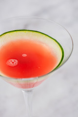 Watermelon martini