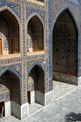 Ulu Bey Madrasah, Registon Square. Samarkand, Uzbekistan.