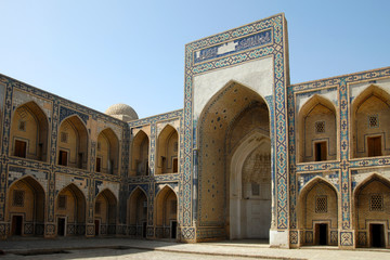 Fototapeta na wymiar Ulugbek madrasah. Bukhara, Uzbekistan.