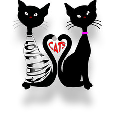 I Love Cats vector svg ready to be used in your professional projects