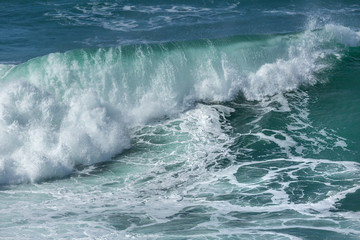 Turquoise Surf in Bright Sunlight