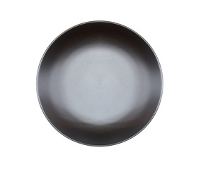 plate isolated on white background with clipping path