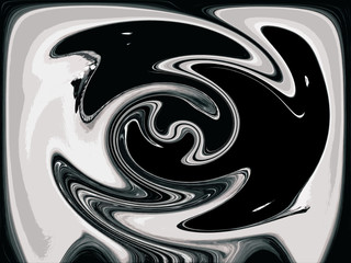 Spiral abstract modern art spinning paint centered color splash background