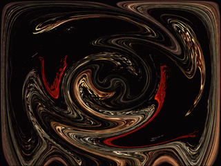 Spiral abstract modern art spinning paint centered color splash background