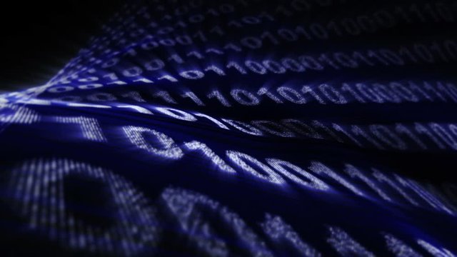 Random Numbers Animation, Mathematic, Rendering, Background, Loop, 4k