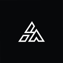 Initial based modern and minimal Logo. BA AB letter trendy fonts monogram icon symbol. Universal professional elegant luxury alphabet vector design