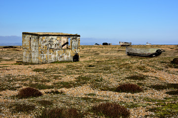 Derelict Fisherman's Shed on the Dungeness Shingle 