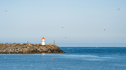 A mini lighthouse in Andenes