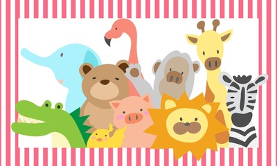 Obraz premium かわいいアニマル