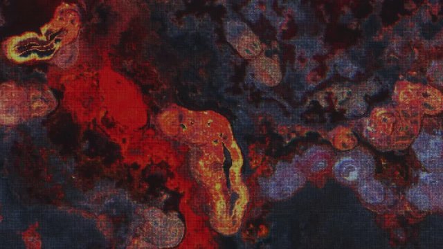 Trendy Colorful Fluid Abstraction Flow