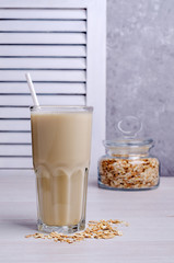 Alternative milk with the oats