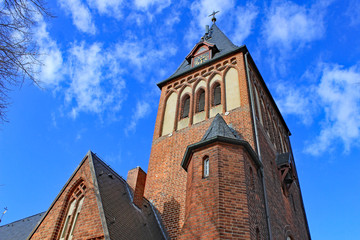 Fototapeta na wymiar Neukloster: St. Marien Kirche (1904, Niedersachsen)
