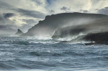 Fotobehang Kust Wild Seascape, Trevose Head, North Cornwall  © mickblakey
