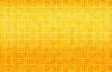 金色の和紙と和柄：三崩し