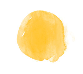 Circle yellow brush backdrop